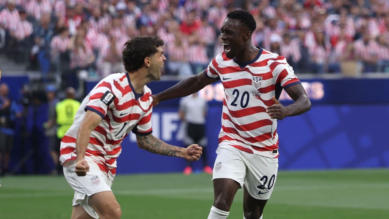 USMNT Christian Pulisic and Folarin Balogun June12-2026 [1296x729]