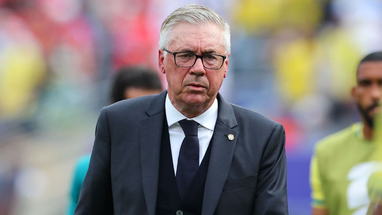Carlo Ancelotti oversaw Brazil's round-of-16 World Cup exit at the hands of Norway.