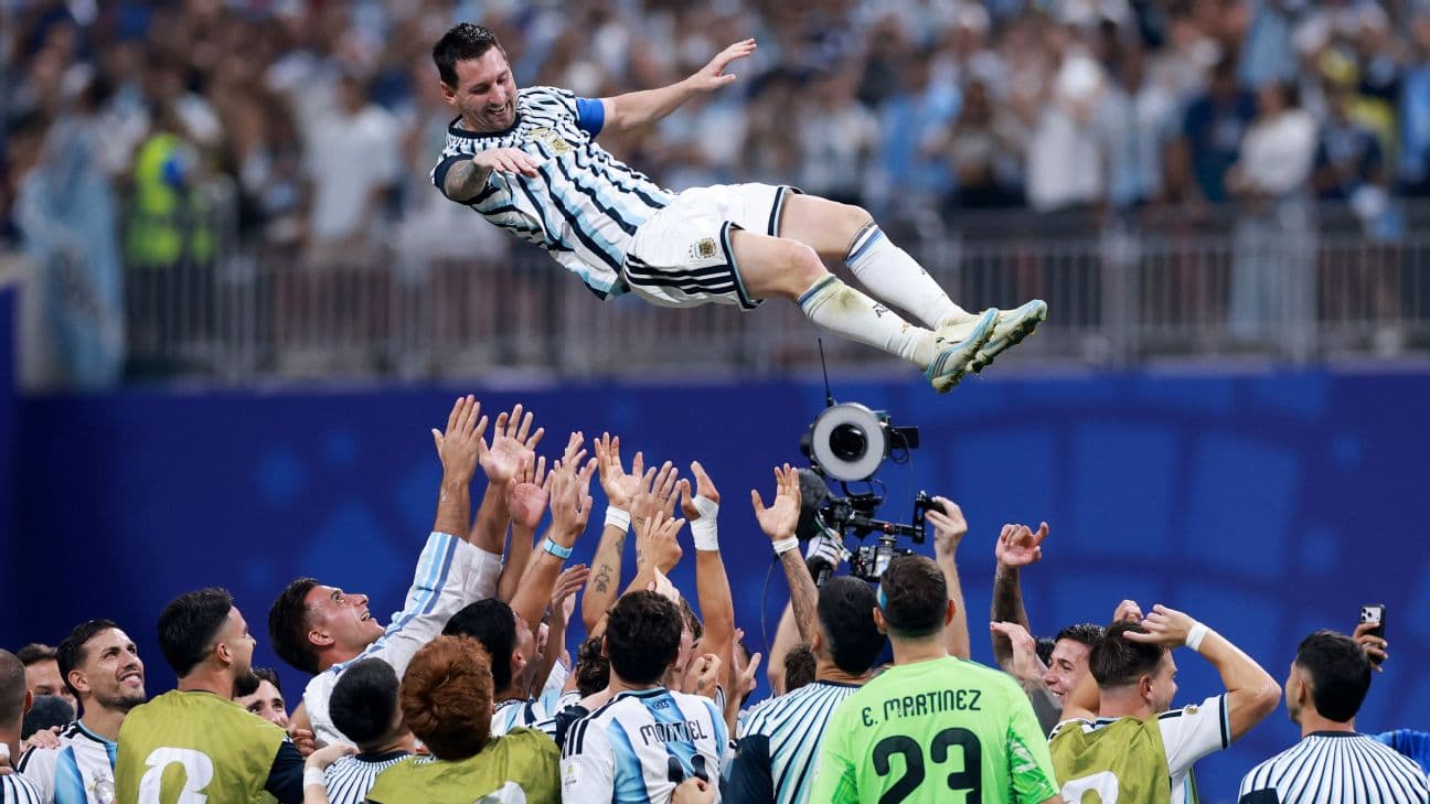 Lionel Messi has called time on his storied Argentina career.