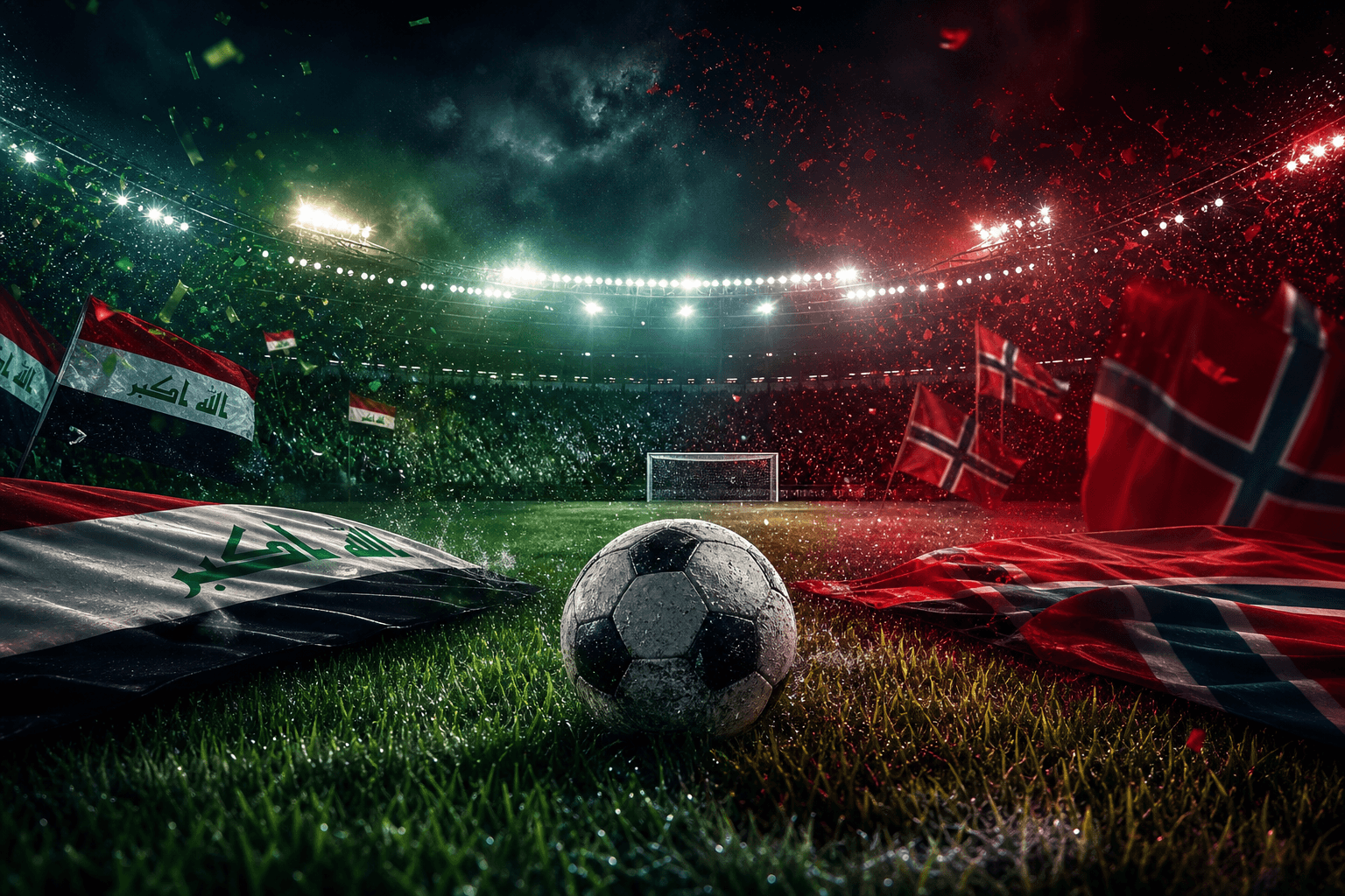 Norway celebrate after beating Iraq 4-1 at World Cup 2026