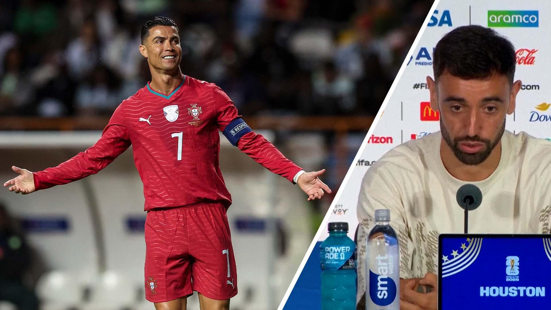 Bruno Fernandes: It's an honour to play with Cristiano Ronaldo