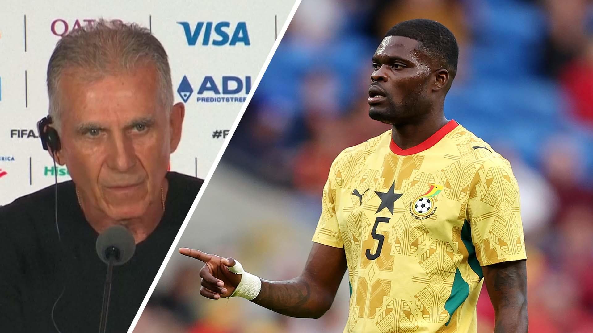 'I think you can have better questions' - Ghana's Queiroz snubs Partey question