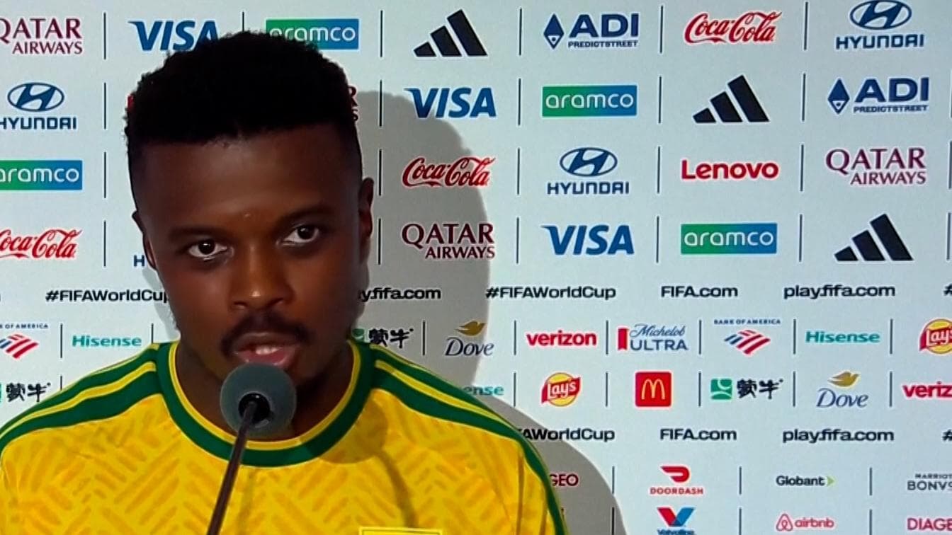 Mokoena on his emotions for his grandfather before South Africa vs. Czechia