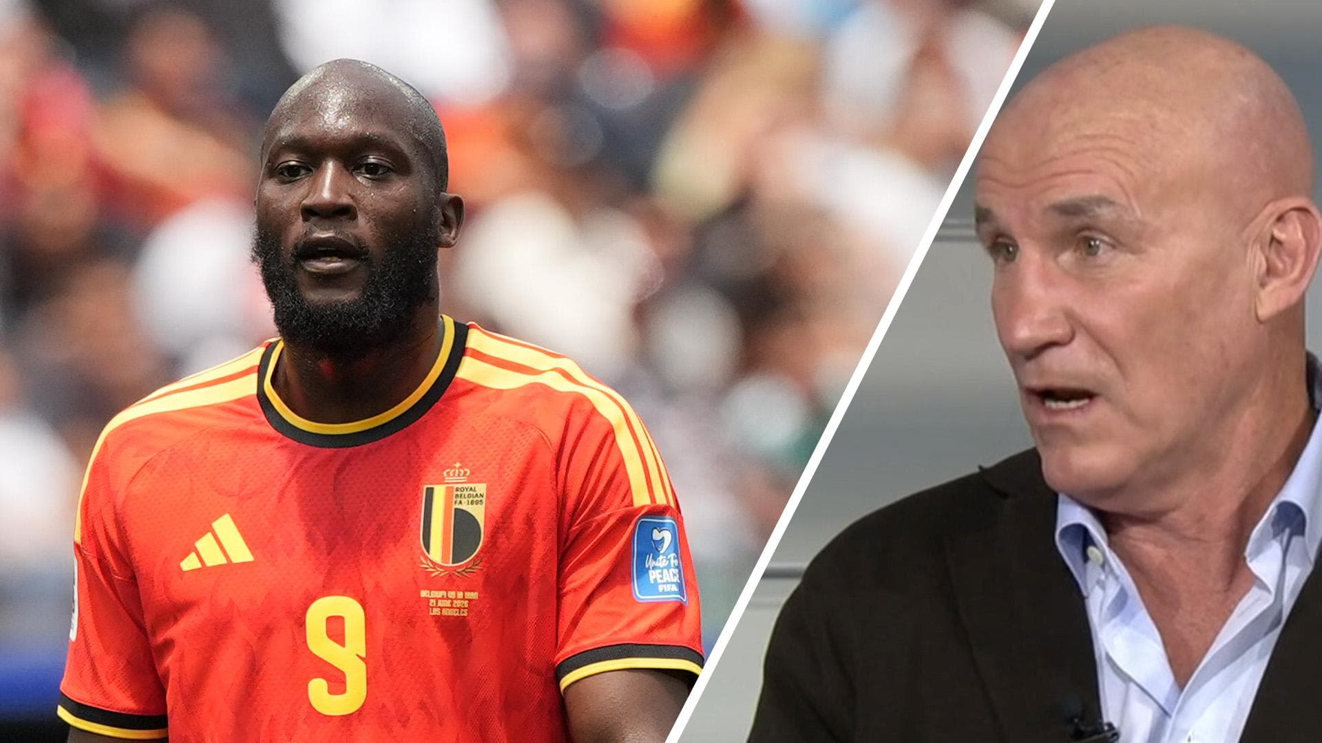 Robson: Lukaku looked 'totally out of sorts' against Iran