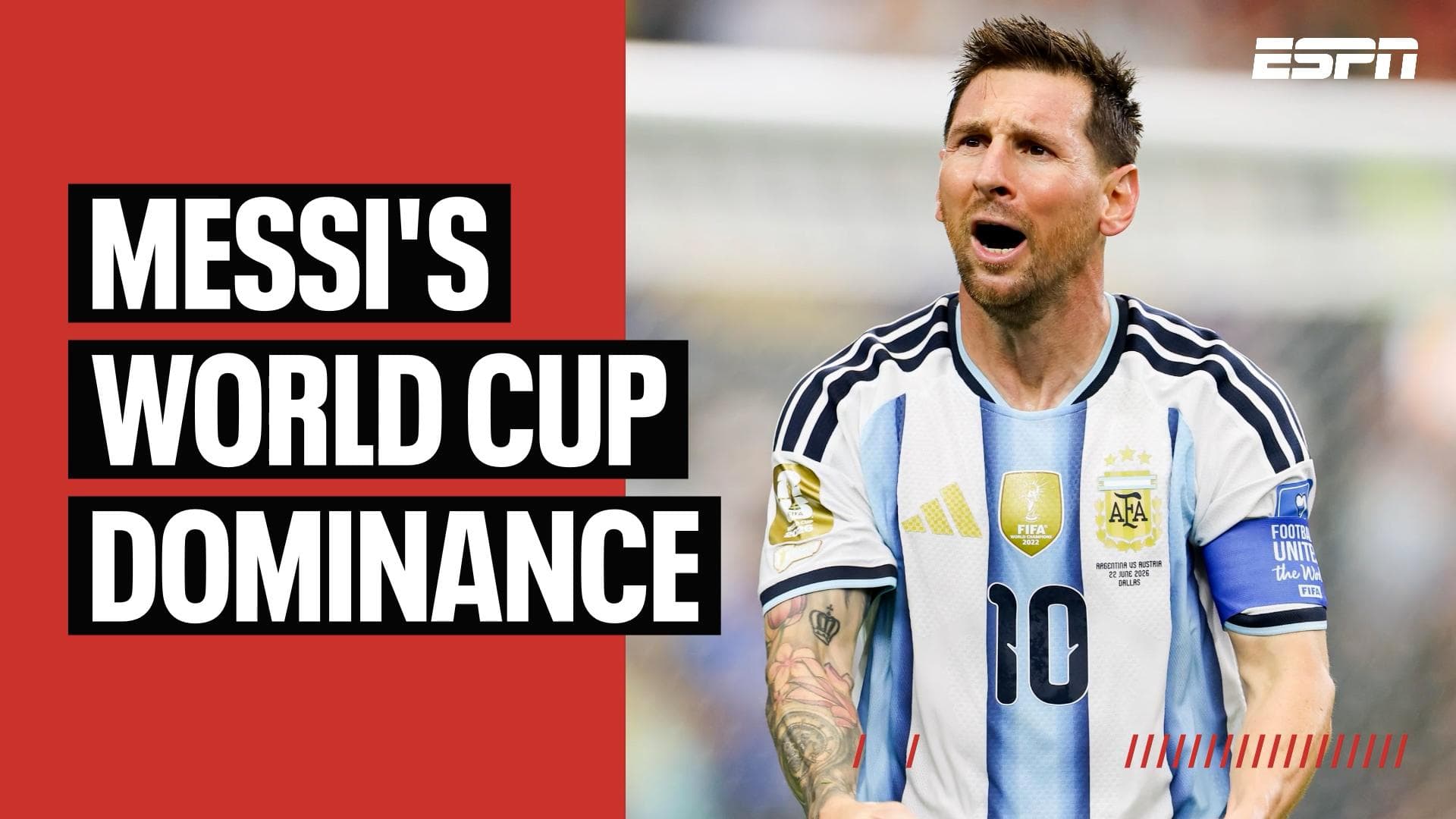 Lionel Messi's World Cup dominance in numbers