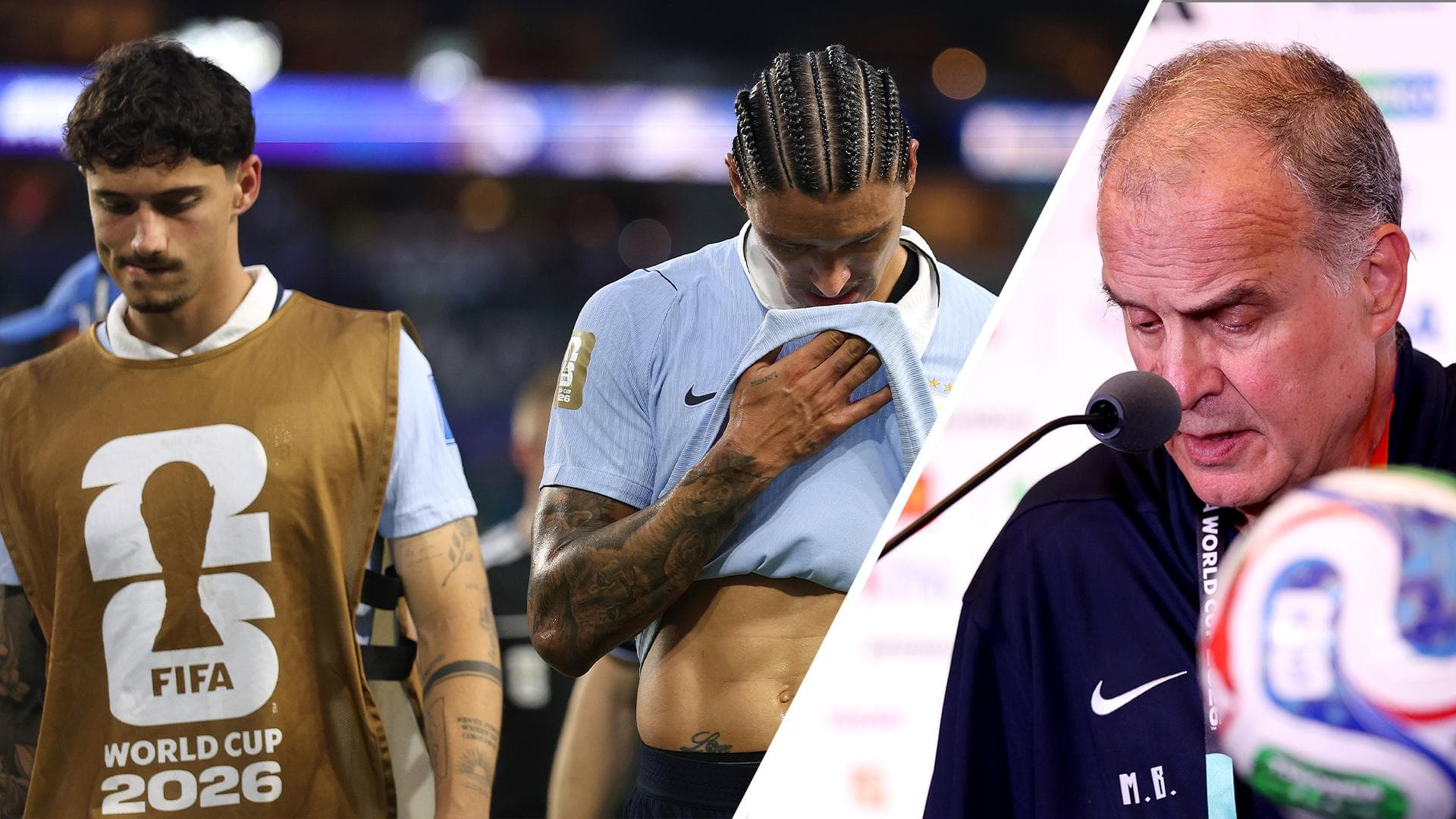 Uruguay's Bielsa pins draw on 'disorganised' team vs. Cape Verde.