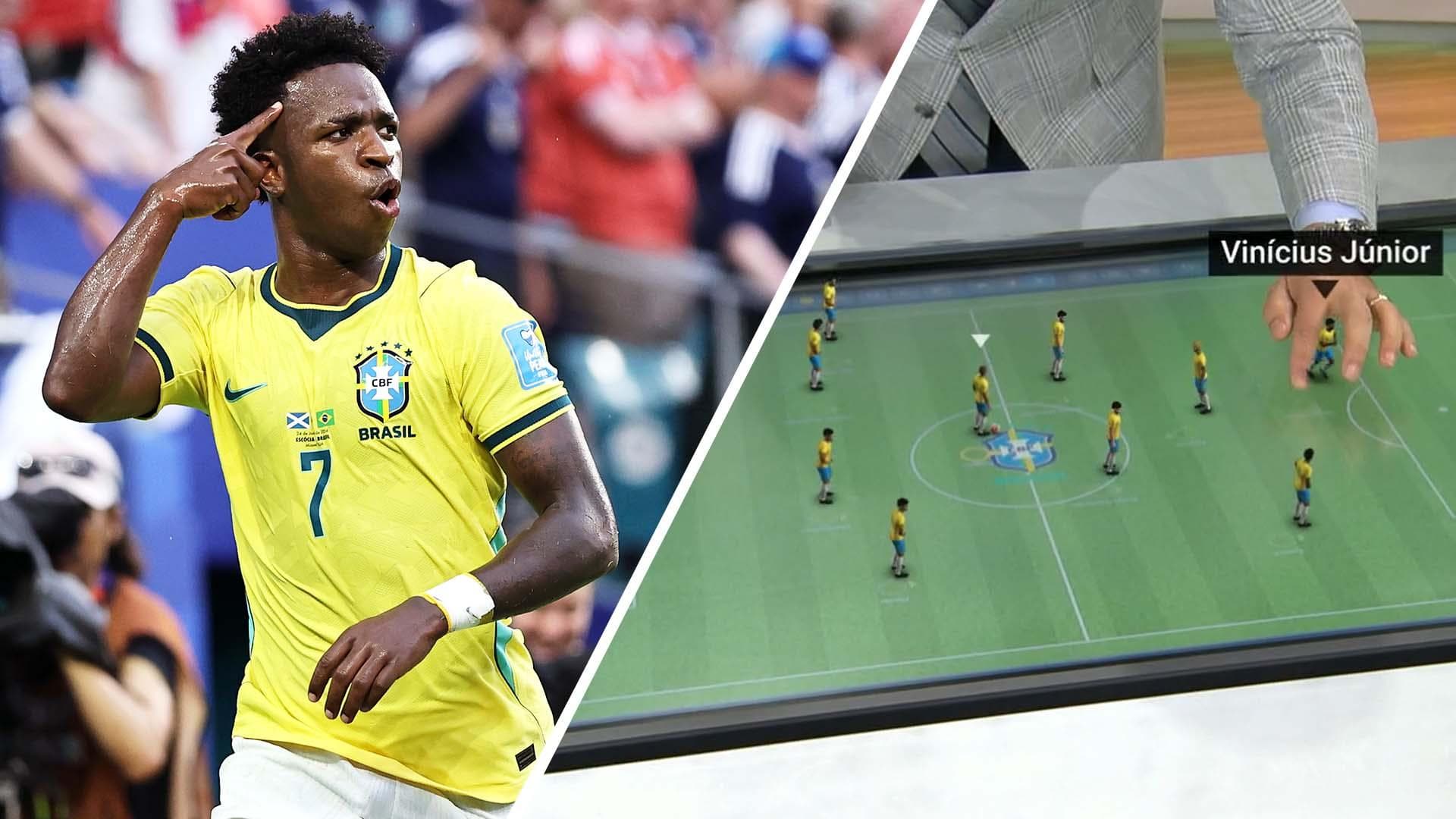 Why Vinícius Jr. needs to play centrally for Brazil