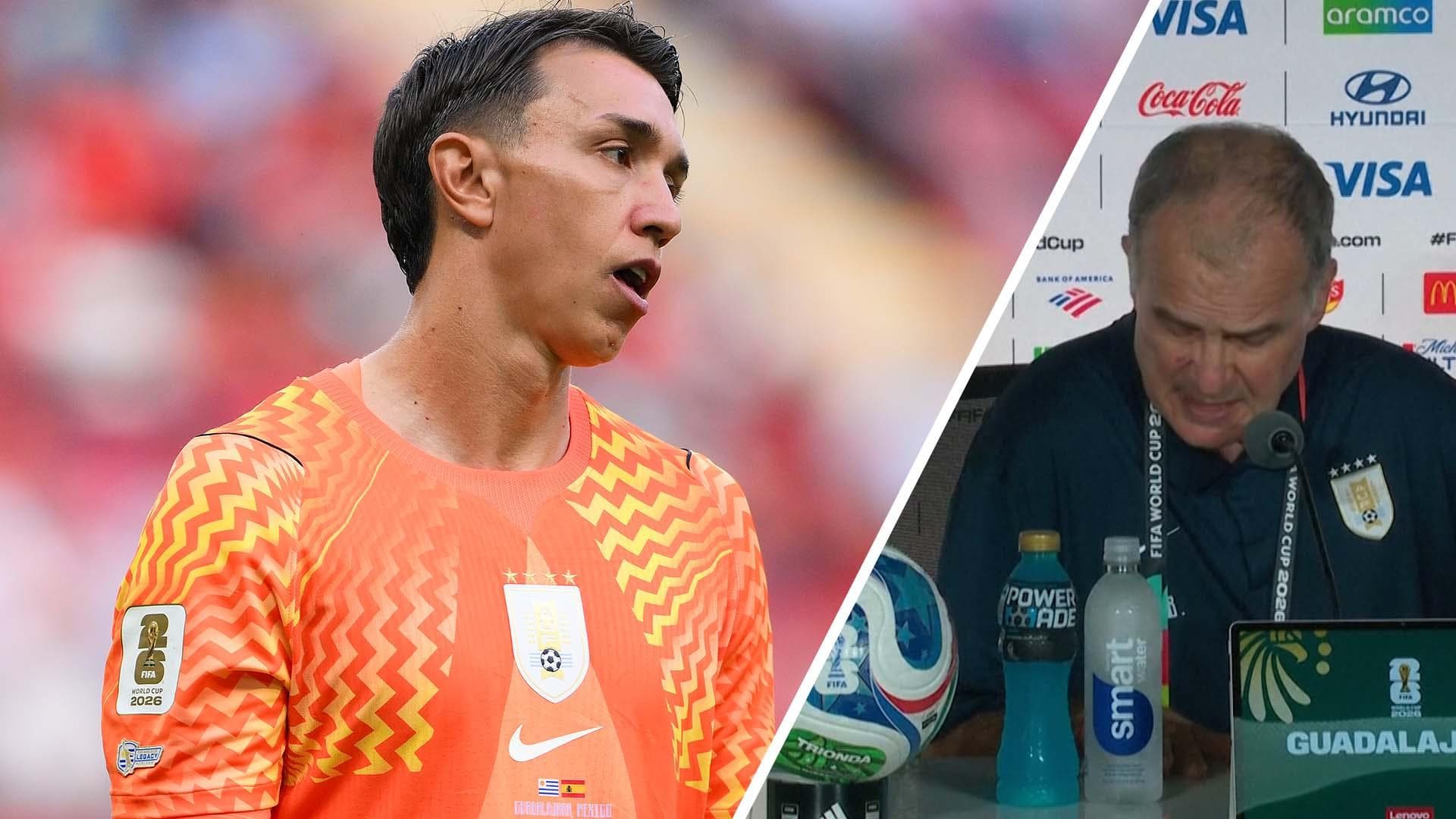 Bielsa: Uruguay goalkeeper Muslera asked to be subbed at half-time