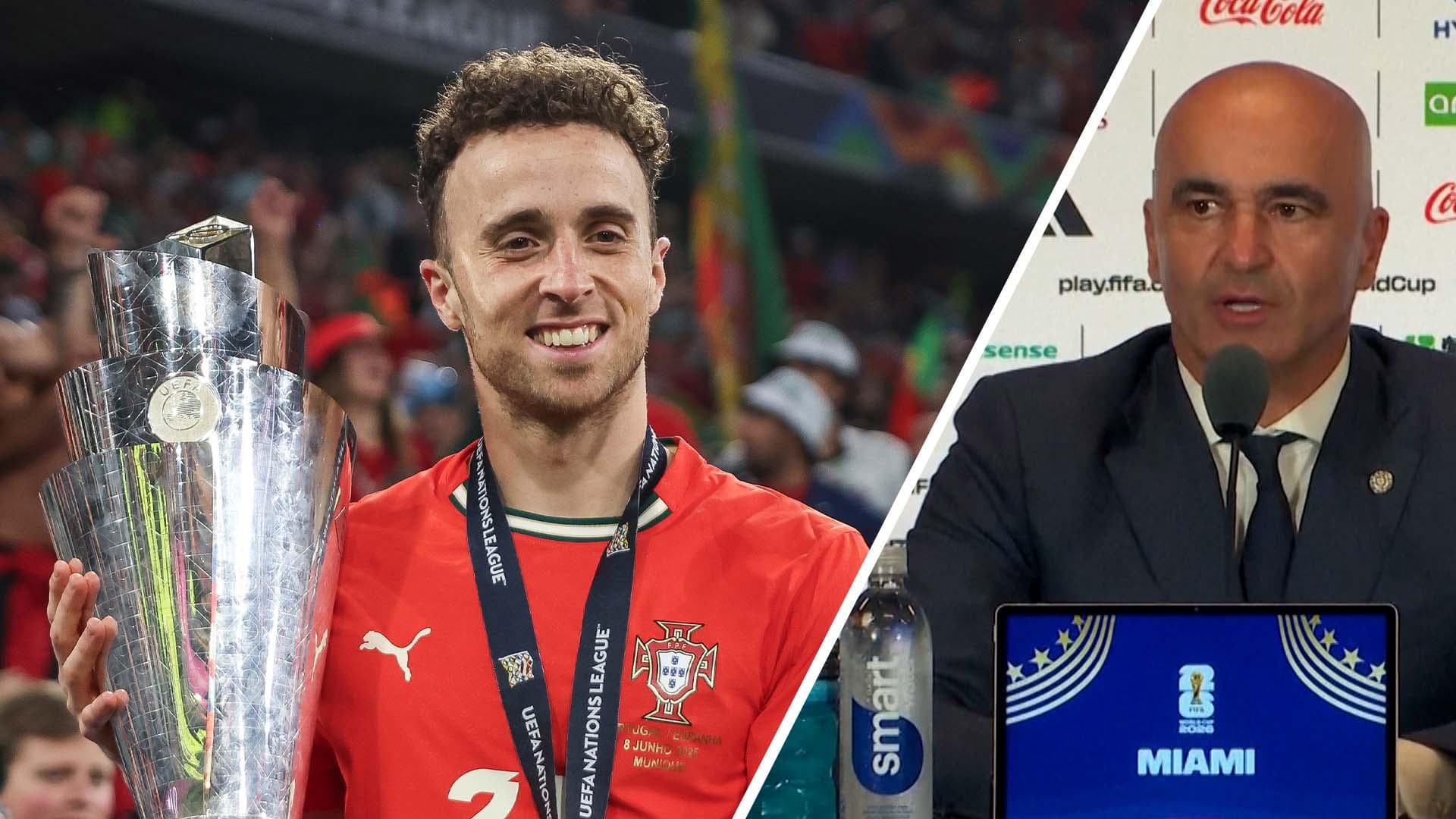 Martinez: We want to win the World Cup for Diogo Jota