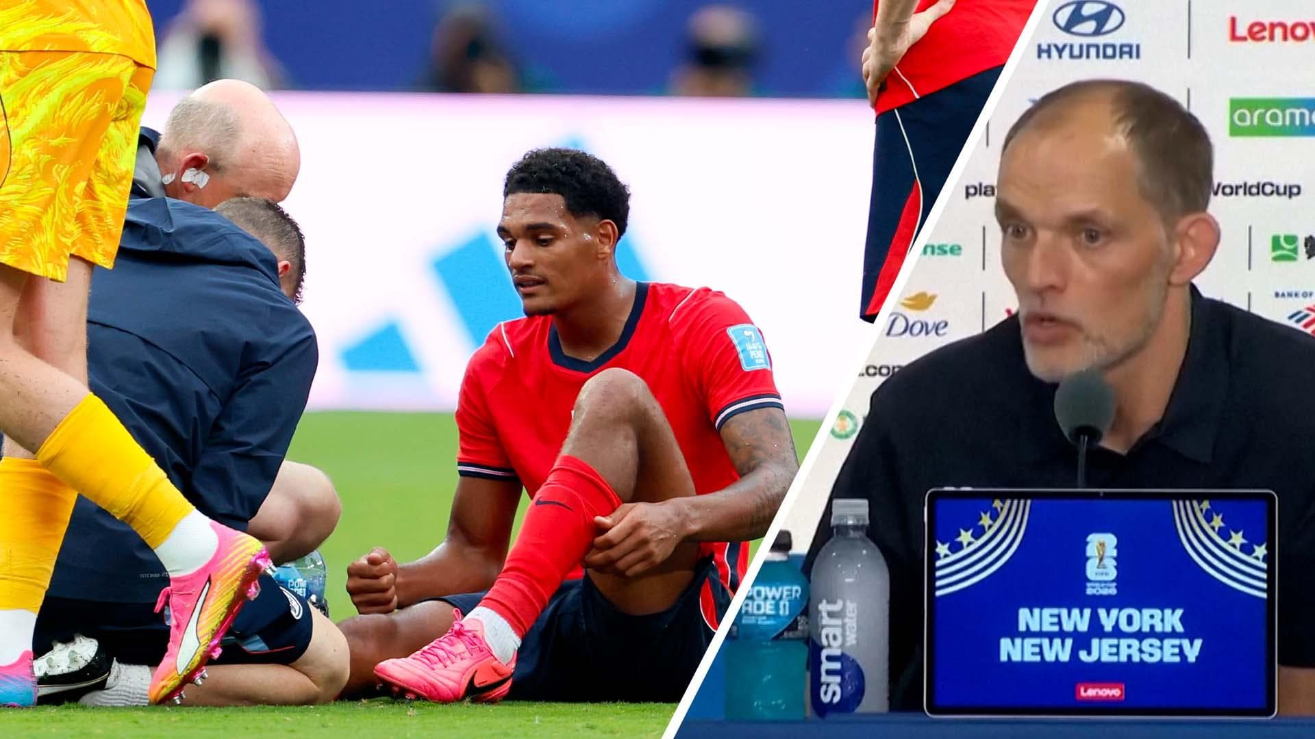 Tuchel concerned by England's right-back injury crisis