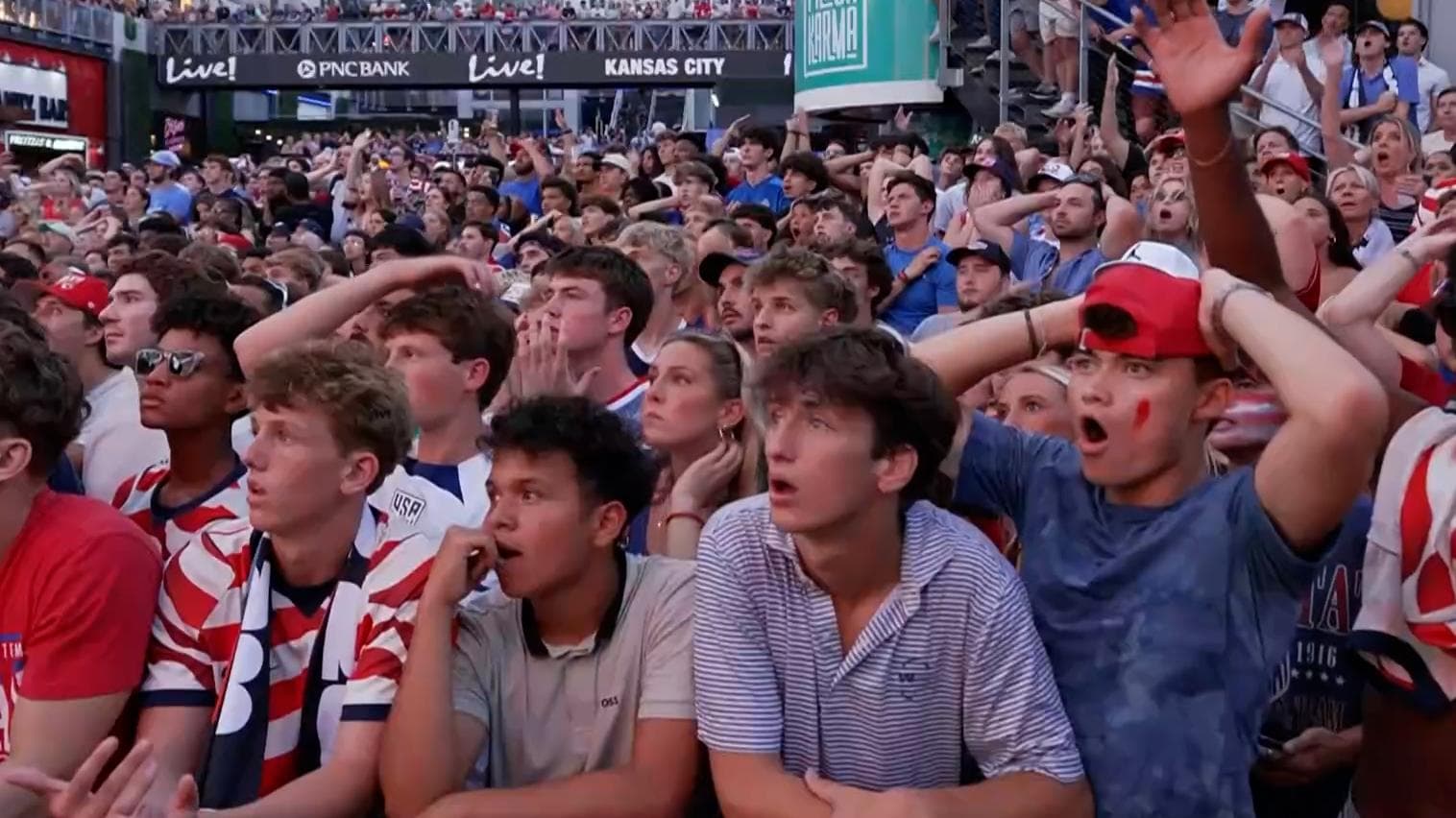 USA fans in disbelief after Freese mistake gifts Belgium a third goal