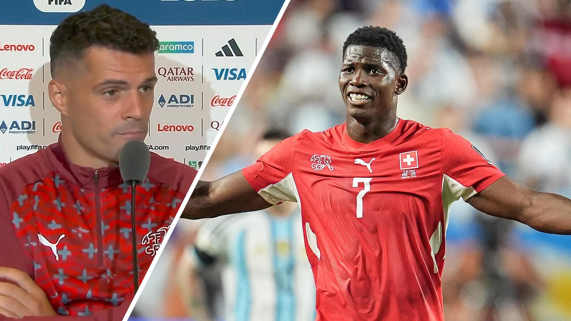 Xhaka: Switzerland red card vs. Argentina 'killed the game'