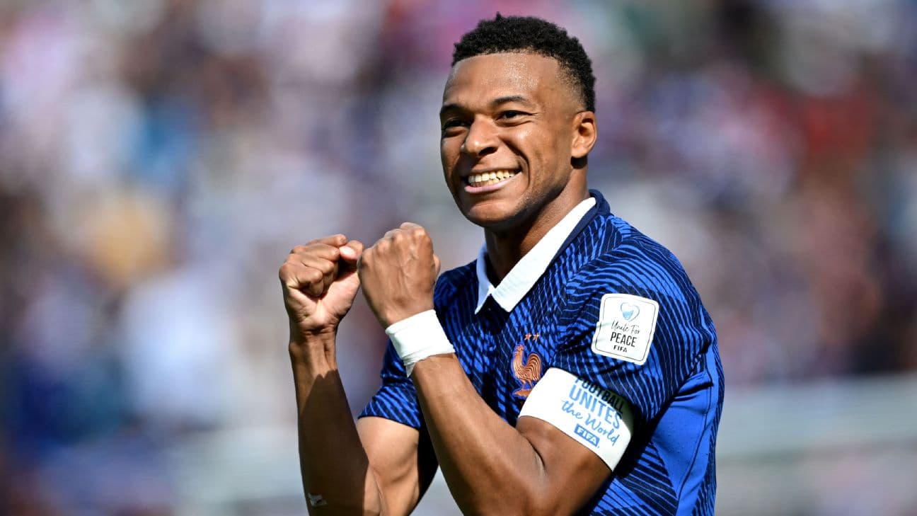 Kylian Mbappe equalled Olivier Giroud's France goal scoring record against Senegal.