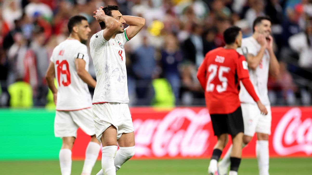 Shoja Khalilzadeh's late goal for Iran was ruled out for offside against Egypt.