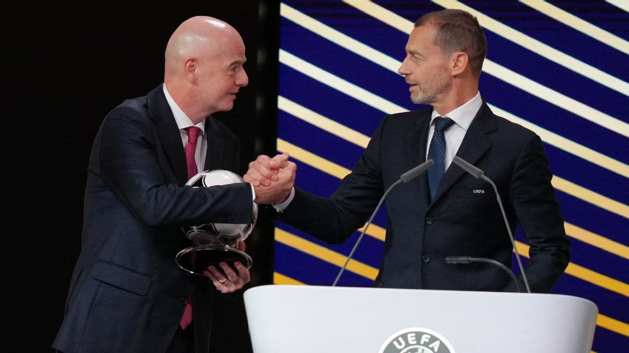 FIFA president Gianni Infantino's plan to sell a stake in the World Cup has been opposed by UEFA and its president Aleksander Ceferin.