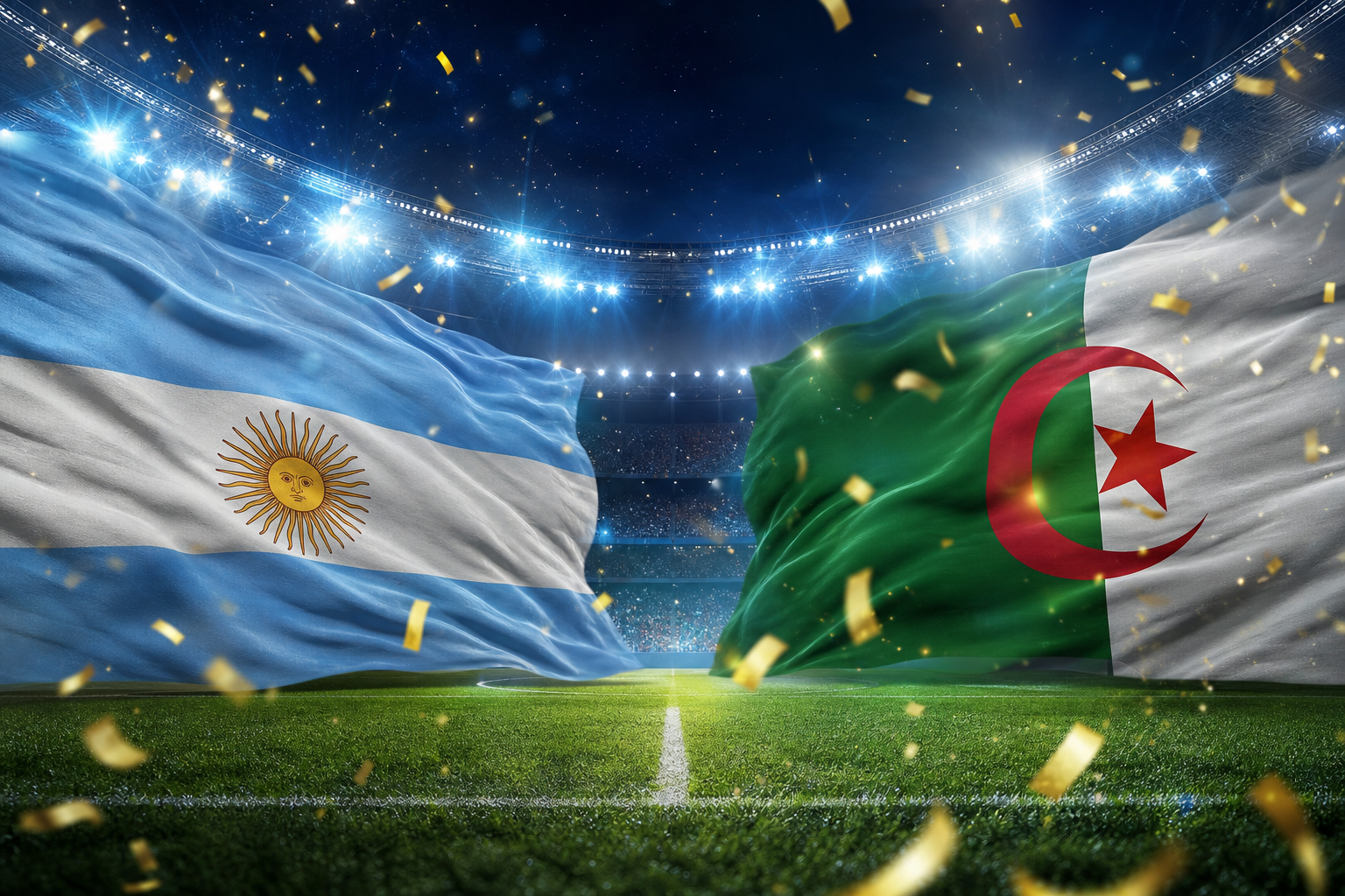 Argentina celebrate a 3-0 World Cup 2026 win over Algeria in Kansas City
