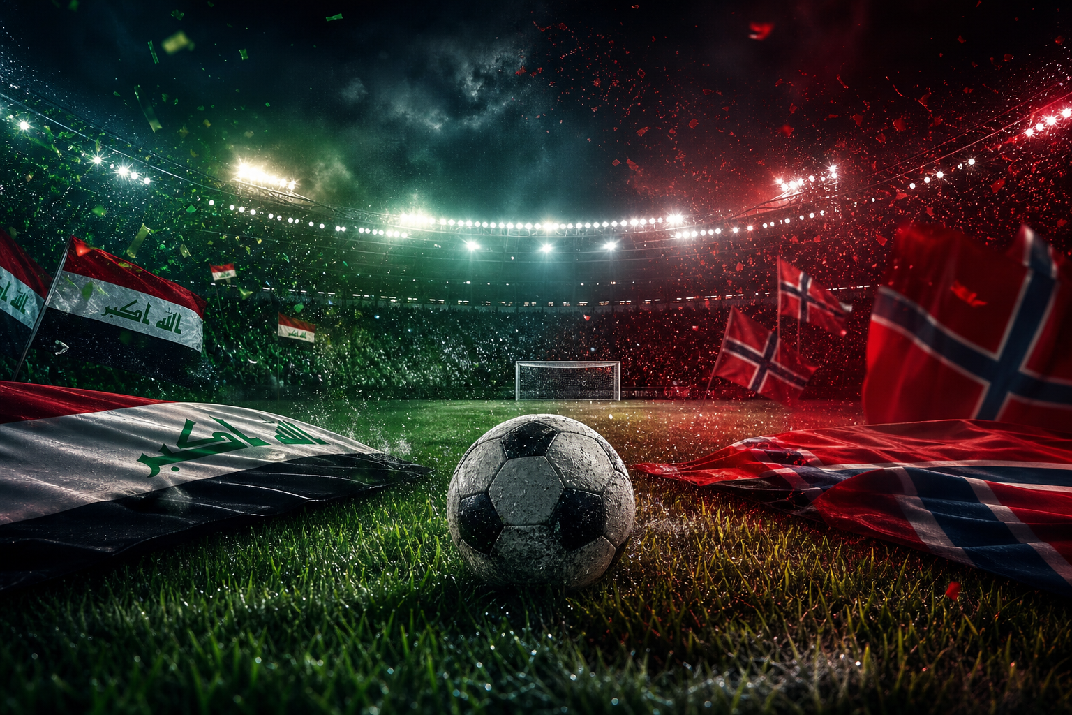 Norway celebrate after beating Iraq 4-1 at World Cup 2026