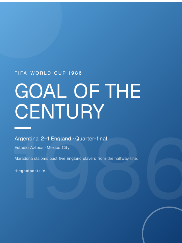 Goal of the Century - Argentina 2–1 England · Quarter-final World Cup 1986 wallpaper