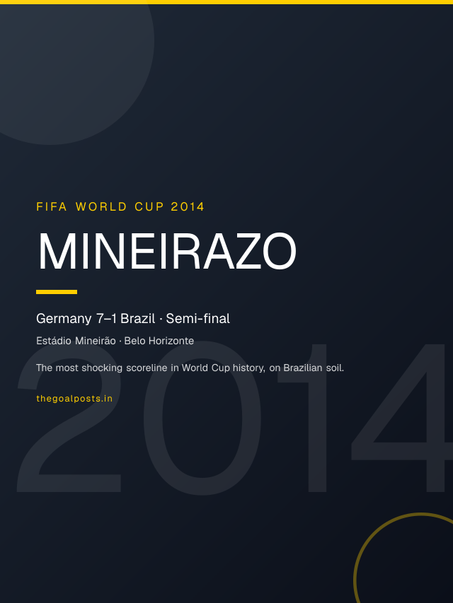 Mineirazo - Germany 7–1 Brazil · Semi-final World Cup 2014 wallpaper